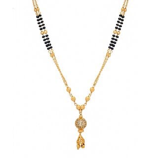 Arch Fashion Gold Plated Brass  Copper Festive/Designer Mangalsutra