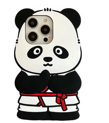 Panda - 3D Cute Panda Silicone Waterproof iPhone Case iPhone 14 PRO MAX