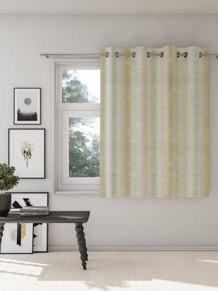 DDECOR - 100% PolyesterStripes And Checks PatternWindow 5 Ft|135 CM X 160 CM| - Green
