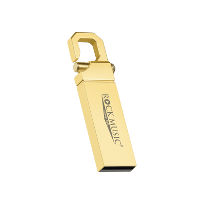 Rock Music BD-255 Golden Tooth Metal Dongle