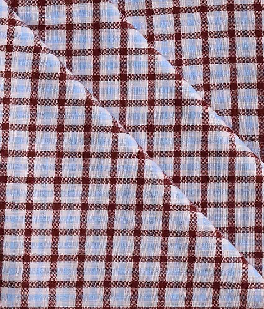 British Terminal Multi Cotton Blend Unstitched Shirt pc