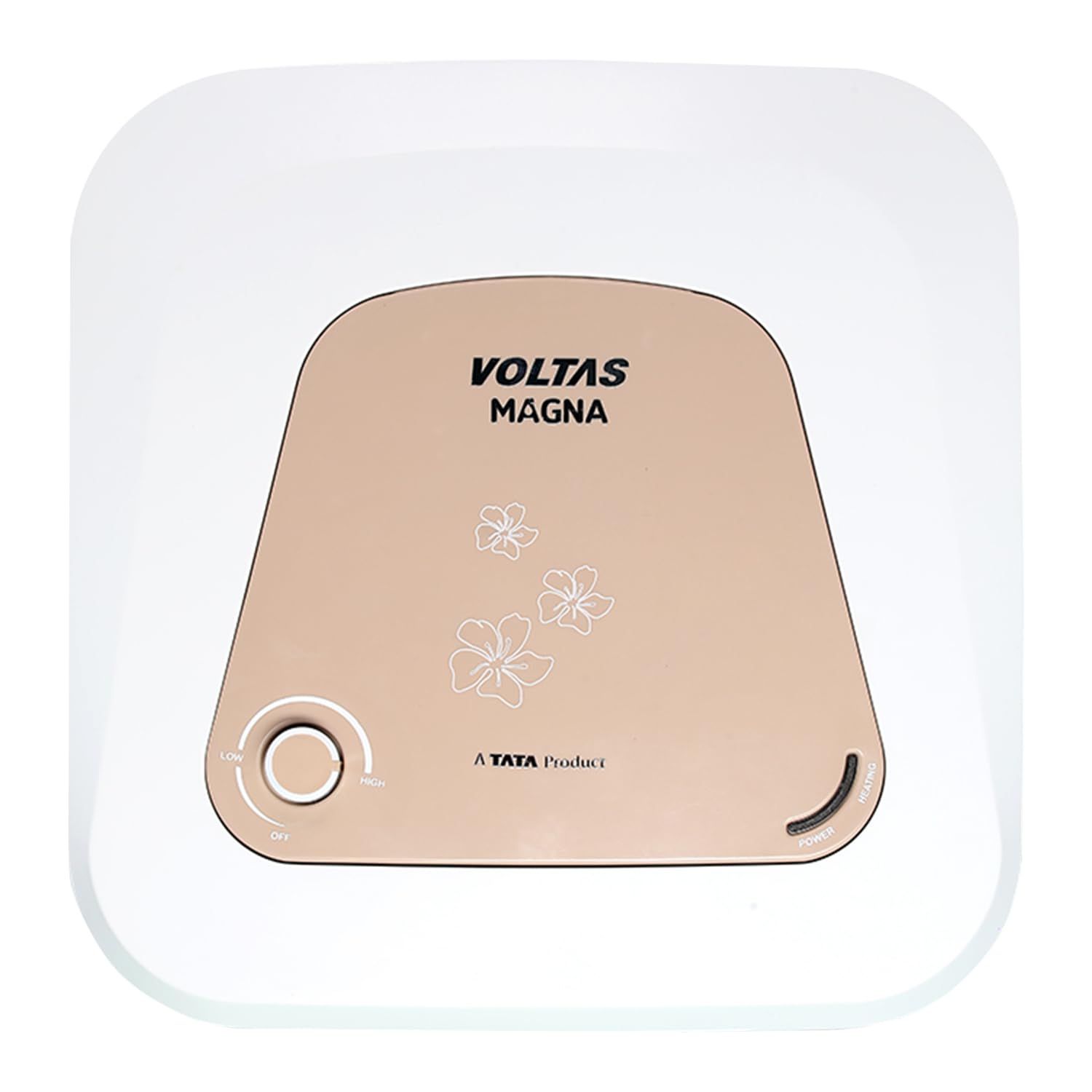 Voltas Magna 5-Star 10L Water Heater 2000W, Warranty of 7 years on Tank, 3 Years on Heating Element, 2 Years on Product by Voltas|Free Installation| Free Connecting Pipe|Copper Element|8 Bar (White) Voltas Magna 5-Star 10L Water Heater 2000W, Warranty of