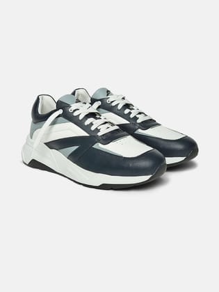 ZL VII - BLUE - Blue Two-Tone Comfort Sneakers-6
