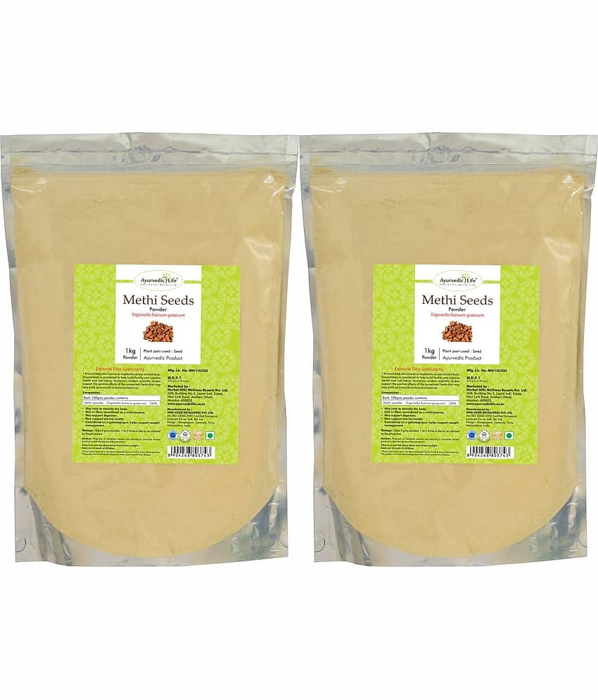 Ayurvedic Life Methi Powder 1 kg Pack of 2