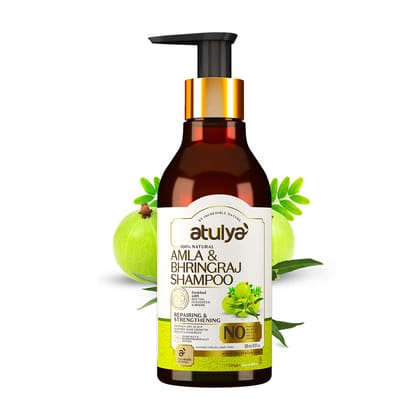 Atulya Amla & Bhringraj Shampoo for Hair Repairing - 300ml Atulya Amla & Bhringraj Shampoo for Hair Repairing - 300ml