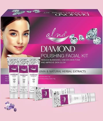 Alna Diamond Polishing Facial Kit 75gm , Pack of 1