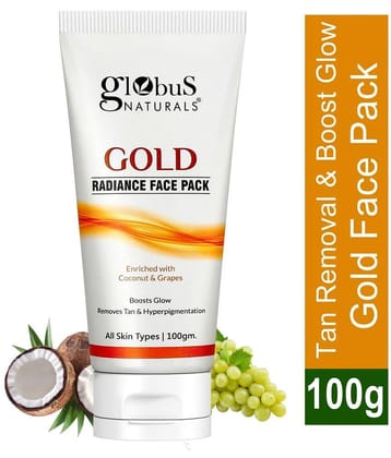 Globus Naturals Gold Radiance Face Pack, 100gm