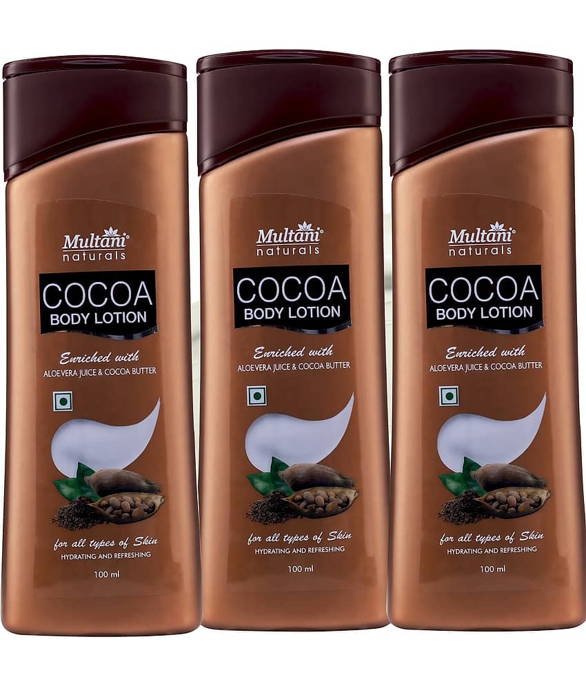 Multani Naturals Cocoa Body Lotion , 100 Ml Each (Pack of 3)