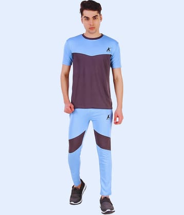 TechFeel - Multicolor Polyester Relaxed Fit Men's Tracksuit ( Pack of 1 )