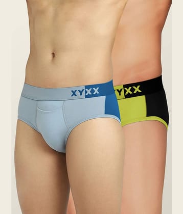 XYXX Pack of 2 Modal Briefs For Men's ( Multicolor )