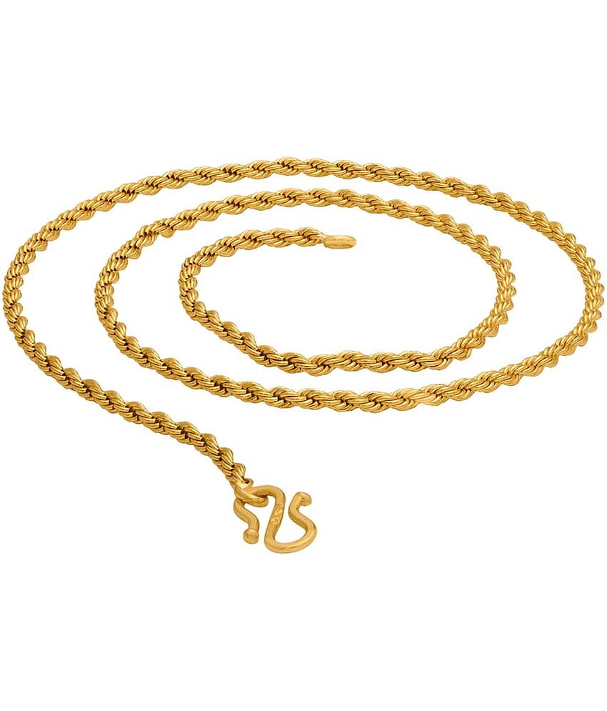 JIPPA Gold Plated Chain ( Set of 1 )