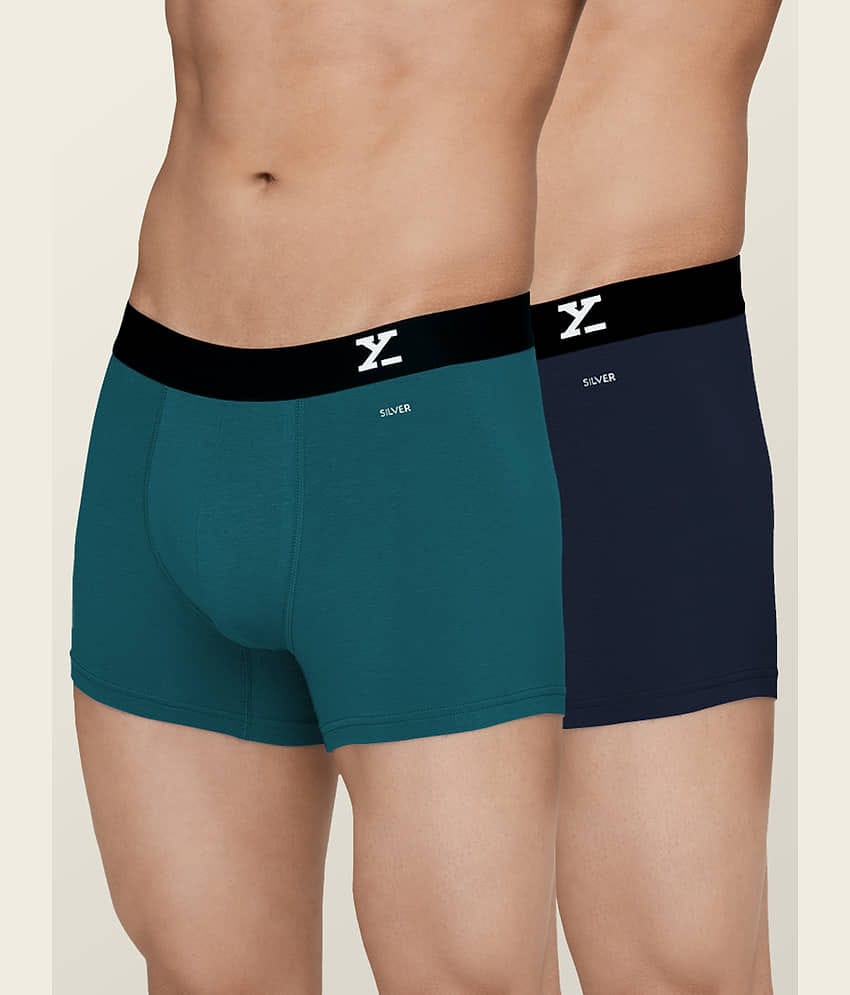 XYXX Pack of 2 Cotton Trunks For Men's ( Multicolor )