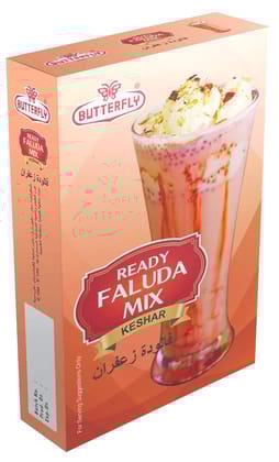Butterfly Ready Faluda Mix, 100g (Keshar)  by Butterfly Dessert Mixes and Bakery Needs.
