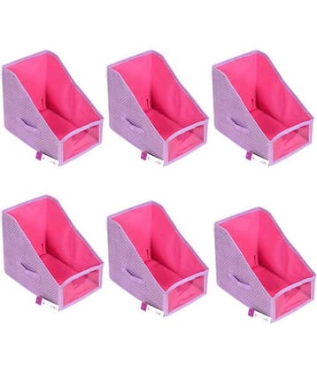 Leggings Stacker, Clothes Organiser,Organiser for Leggings, Wardrobe Organiser (Setof 6) -Purple