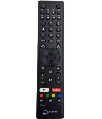 SUGNESH New TvR-60 TV Remote Compatible with Micromax Smart led/lcd
