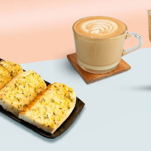Latte (R) + Chilli Cheese Toast (2 Piece)