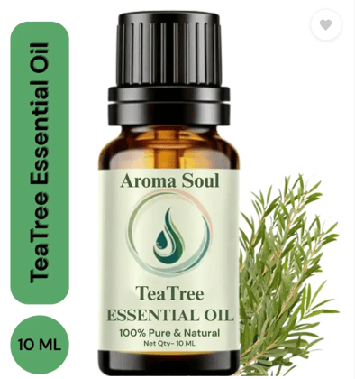 aroma soul TeaTree Oil For Skin, Hair, Face, Acne Care, Pure & Natural Essential Oil