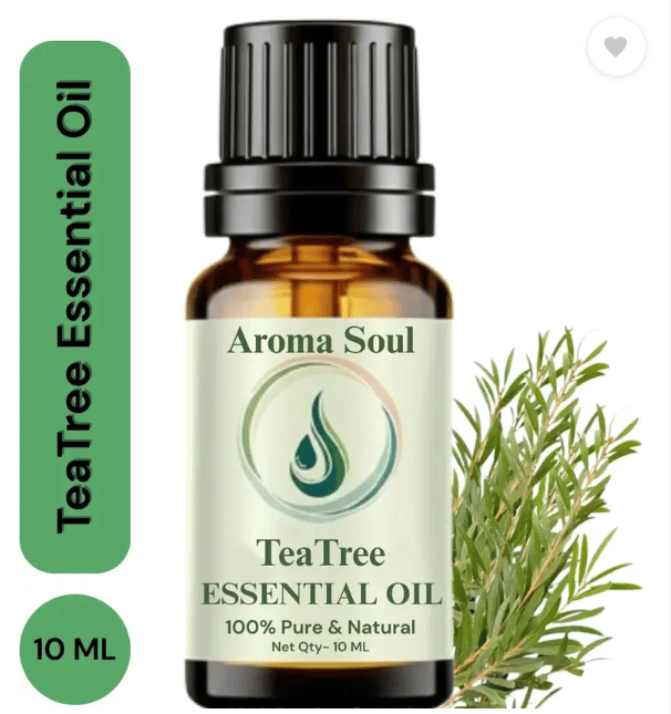 aroma soul TeaTree Oil For Skin, Hair, Face, Acne Care, Pure & Natural Essential Oil