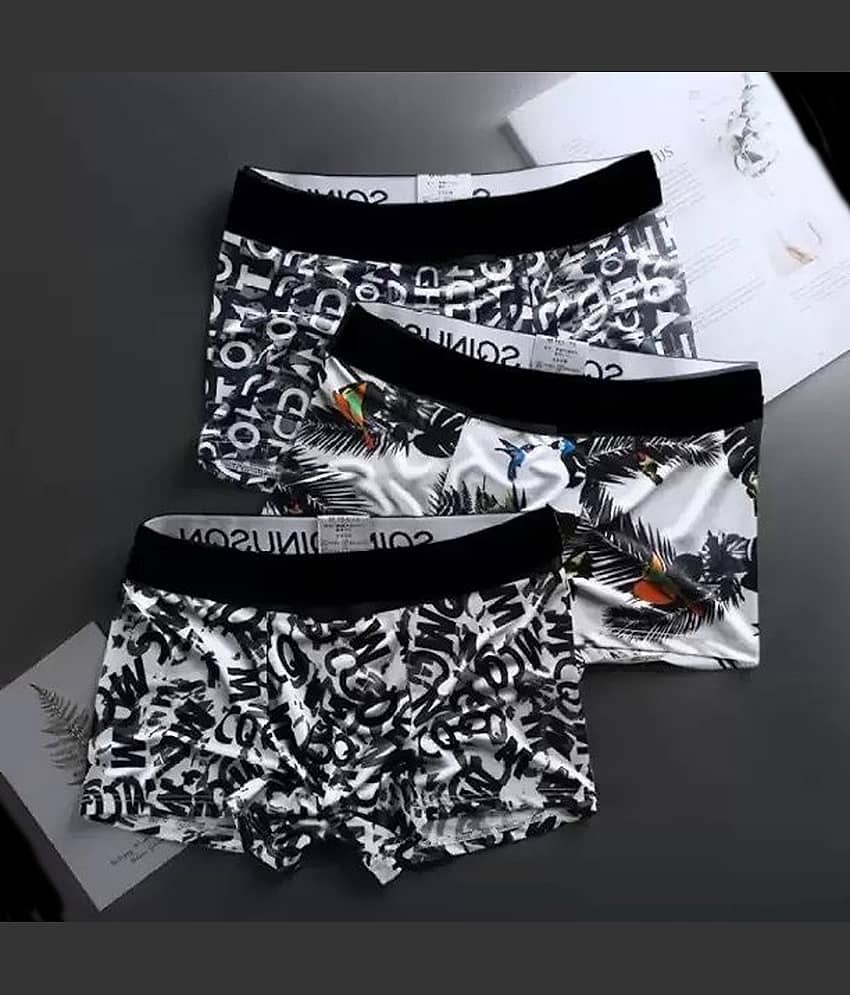 Cavenders Pack of 3 Modal Trunks For Men's ( Multicolor )