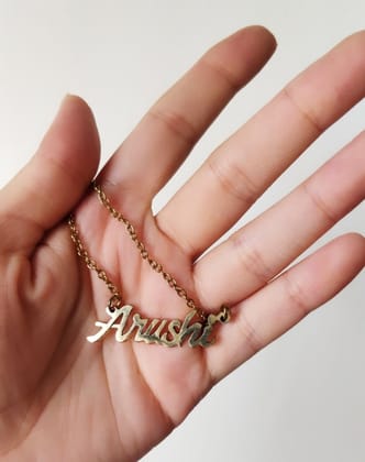 Customized Name Pendant-Gold / Single Name