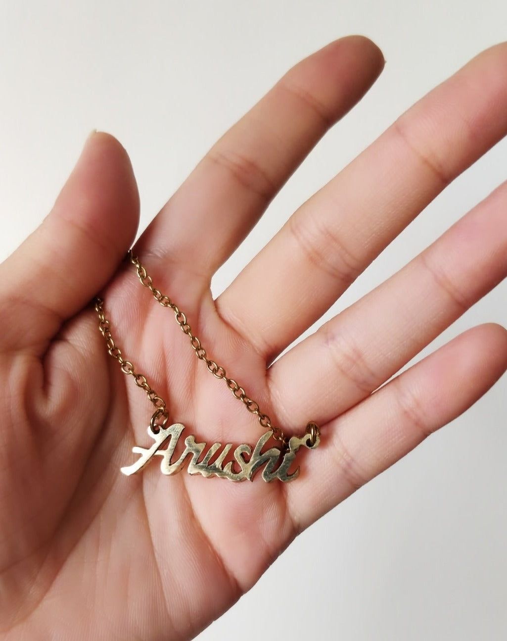 Customized Name Pendant-Gold / Single Name