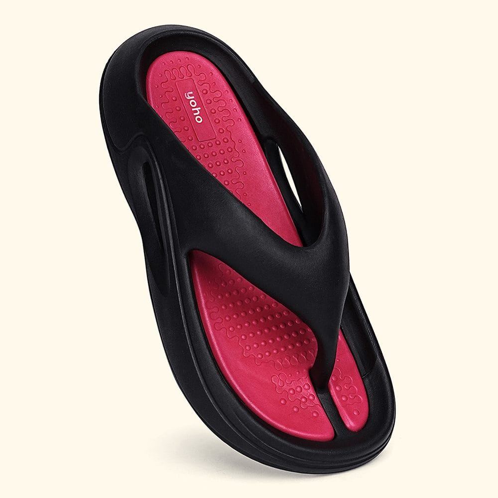 Sponge Men Flip-Flops-Coral Red / 10