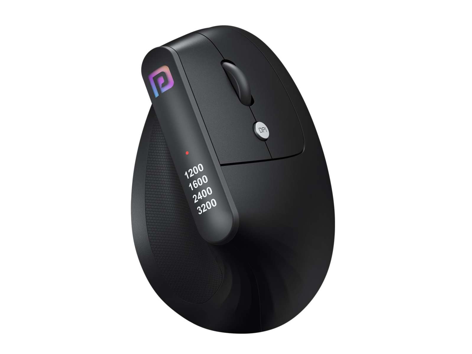 Portronics Toad Ergo 6 Buttons, 2.4 GHz Wireless, Vertical Ergonomic Design, Supports Wrist Posture