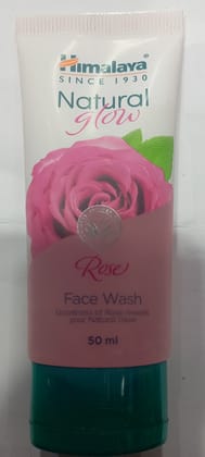Himalaya natural glow rose face wash 50 ml
