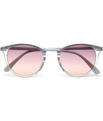 YourSpex - Grey Melange Oval Sunglasses ( Pack of 1 )