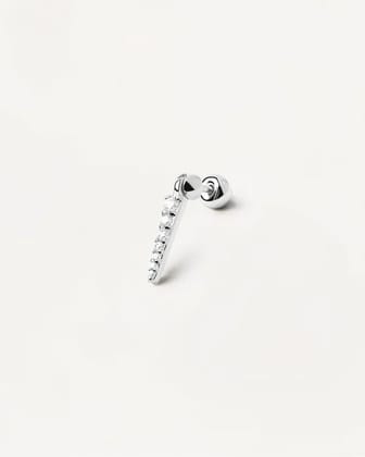 Floating Bar Stud Earring