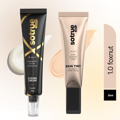 Go-to Glow Combo | Skin Tint & Strobe Cream Go-to Glow Combo | Skin Tint & Strobe Cream - Pink / 3.0 Almond