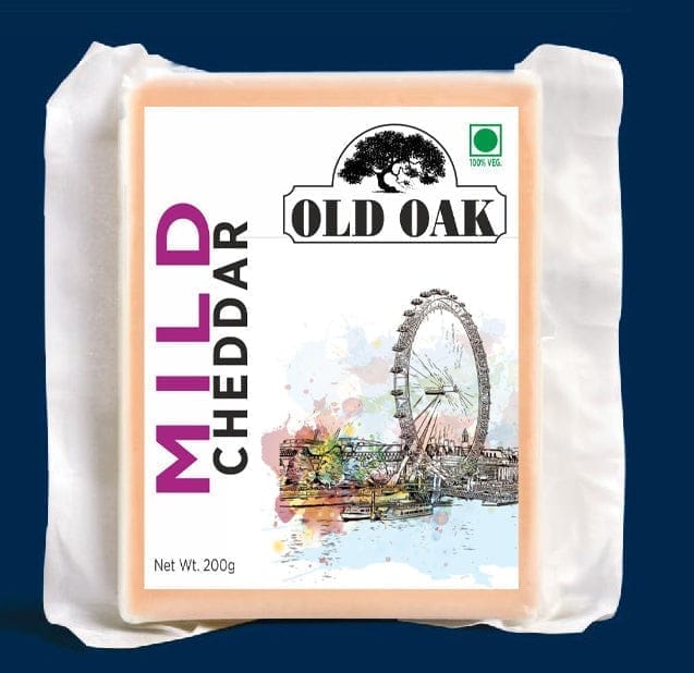 Old Oak English Mild Color Cheddar 200g