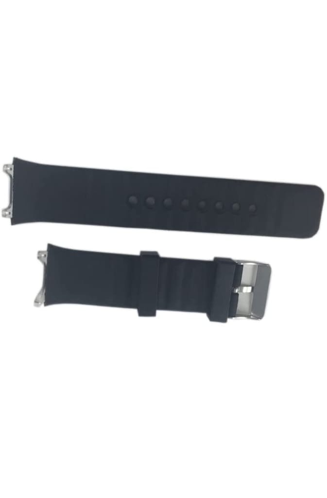 Smart watch Replacement DZ09 band made of silcone strap Steel Buckle (Black Colour)