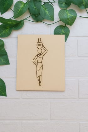 Dbeautify's DIY Traditional Painting – Village Woman