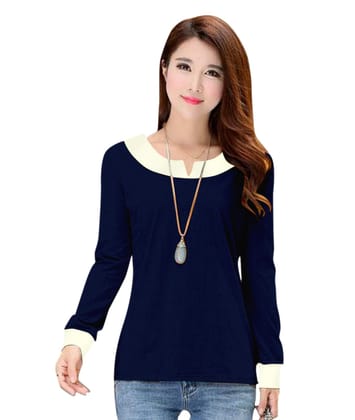 Women's Western Wear Hosiery T Shirts XL (Navy Blue)