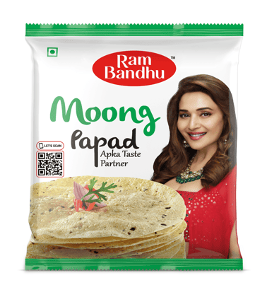 Ram Bandhu Moong Papad (5"), 1 Kg