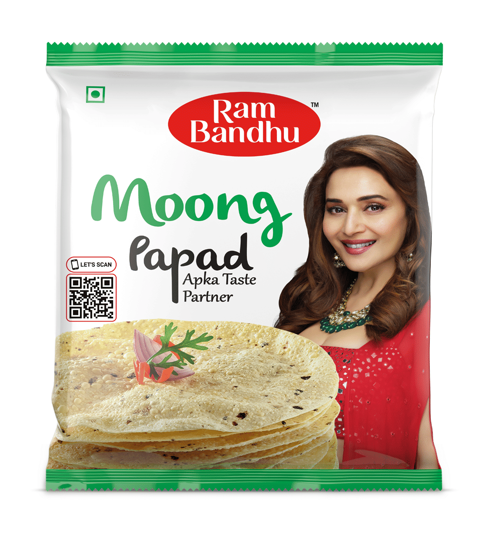Ram Bandhu Moong Papad (5"), 1 Kg