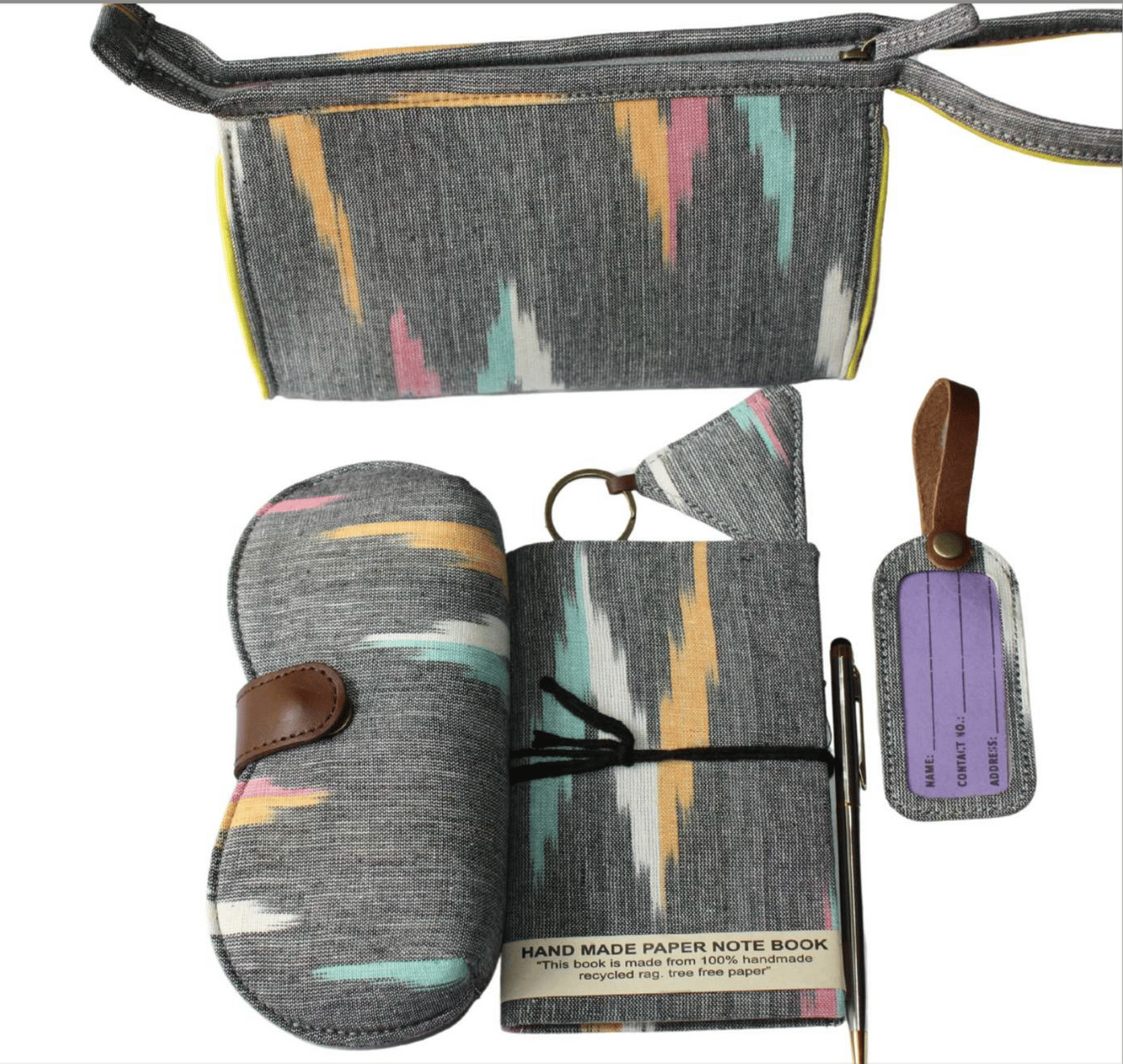 Srjana Handcrafted Travel Cum Organizer Kit Pack of 6