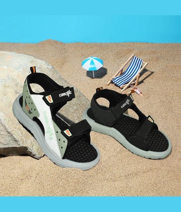 AJANTA Kids Sandal | Stylish Outdoor Sandals for Boys |Lightweight and Comfortable |Velcro Adjustable | Lightweight Anti-Skid Sole, Open-Toe