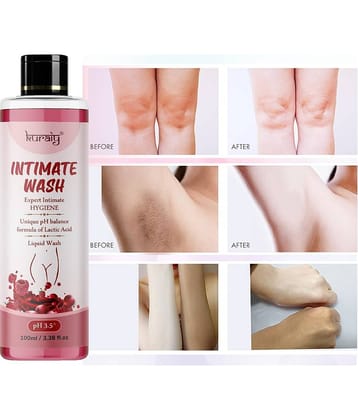 KURAIY Intimate Hygiene Wash with Germ and Odor Protection pH Balanced, 100ML