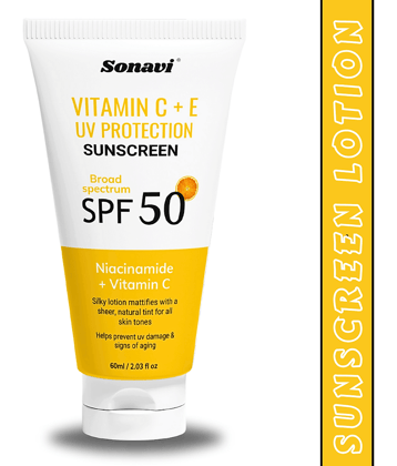 Sonavi SPF 50 Sunscreen Cream For All Skin Type ( Pack of 1 )