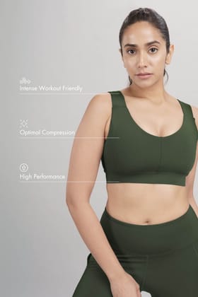U-Neck Active Bra-XS