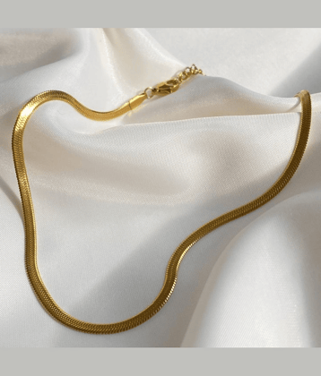 Abrexo Gold Plated Alloy Chain ( Pack of 1 )