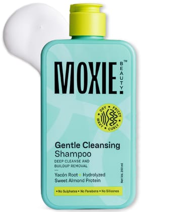 Moxie Beauty Shampoo For Frizzy, Dry, Wavy & Curly Hair | Sulfate, Paraben & Silicone-Free | 100% softer & 1.5x stronger hair | Gentle Cleansing Shampoo | 200ml Moxie Beauty Shampoo For Frizzy, Dry, Wavy & Curly Hair | Sulfate, Paraben & Silicone-Free | 