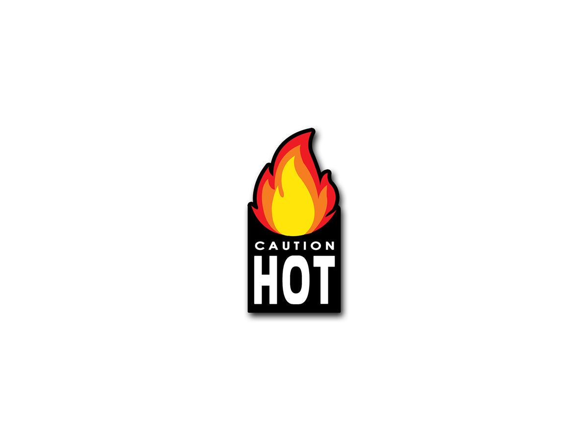 Caution Hot | Warning Sticker