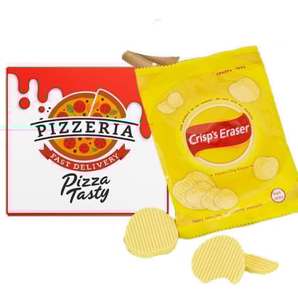 Set of Pizza Slice and turtlre Shape Eraser Piece Pizza 7 Slice and 4 Piece Turtle Collection, Educational Fun Stationery Set of Pizza Slice and turtlre Shape Eraser Piece Pizza 7 Slice and 4 Piece Turtle Collection, Educational Fun Stationery