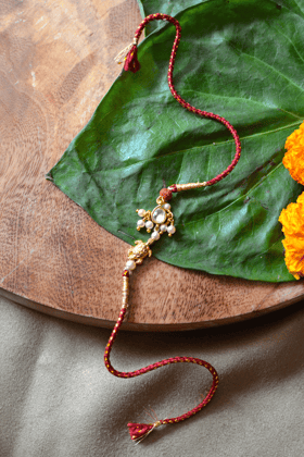 KIDS TORTOISE RUDRAKSH RAKHI- 12 INCHES