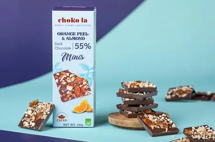 Orange Peel & Almond Chocolate Mini