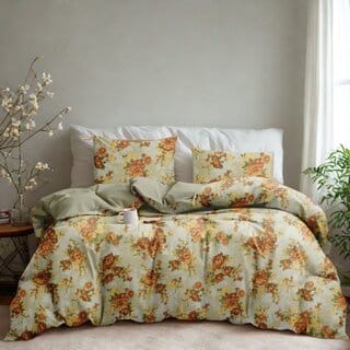 BEDZY Classic Collection Flat Double Bedsheet with 2 Pillow Covers