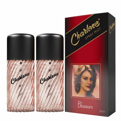 CHARLENE SPRAY MIST PERFUME for Women | Fragrance Women | Scent | Luxury Perfume | Premium Perfume | long lasting | Deep freshments | Body oudor 50ML - BLOSSOM (PACK OF 2) CHARLENE SPRAY MIST PERFUME for Women | Fragrance Women | Scent | Luxury Perfume |